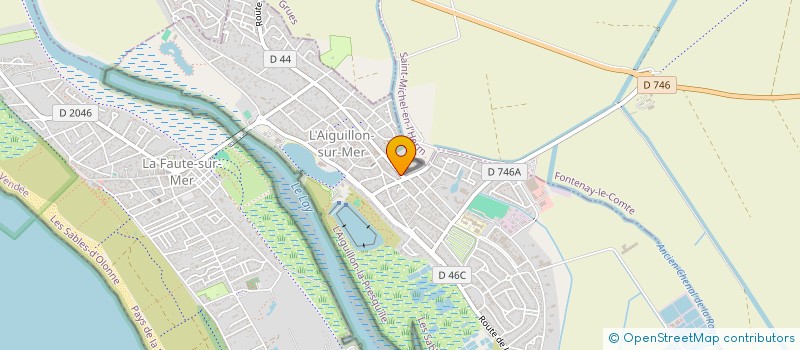 localisation de l'entreprise VOLLEY AIGUILLON CLUB  L'AIGUILLON-LA-PRESQU'ILE