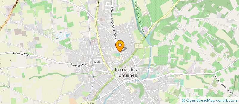 localisation de l'entreprise VOLLEY ASSOCIATION PERNOISE à PERNES-LES-FONTAINES