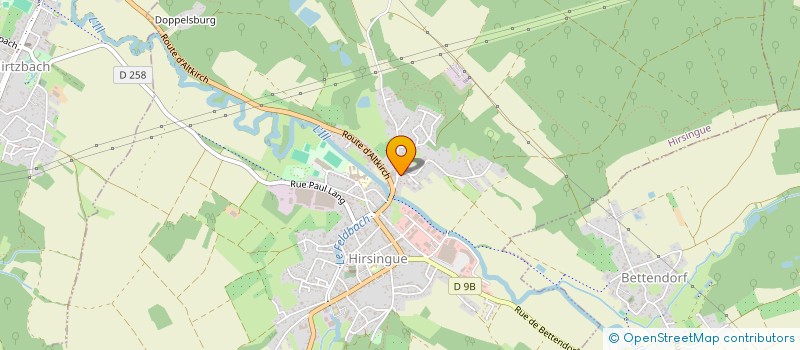 localisation de l'entreprise VOLLEY BALL CLUB HIRSINGUE  MULHOUSE