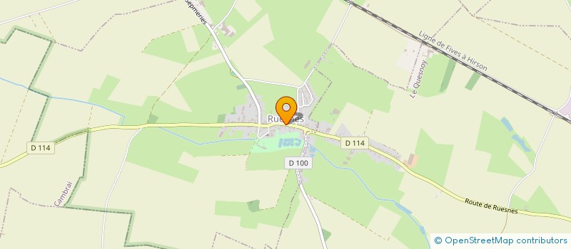 localisation de l'entreprise VOLLEY BALL CLUB RUESNOIS  RUESNES