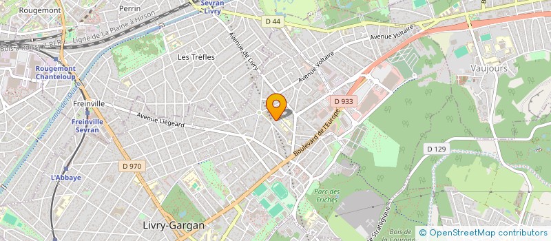 localisation de l'entreprise VOLLEY BALL LIVRY GARGAN  LIVRY-GARGAN