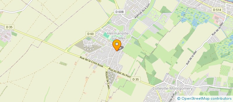 localisation de l'entreprise VOLLEY CLUB COLLEVILLAIS  COLLEVILLE-MONTGOMERY