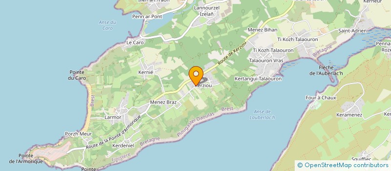 localisation de l'entreprise VOLLEY CLUB DE LA PRESQU' ILE  PLOUGASTEL-DAOULAS