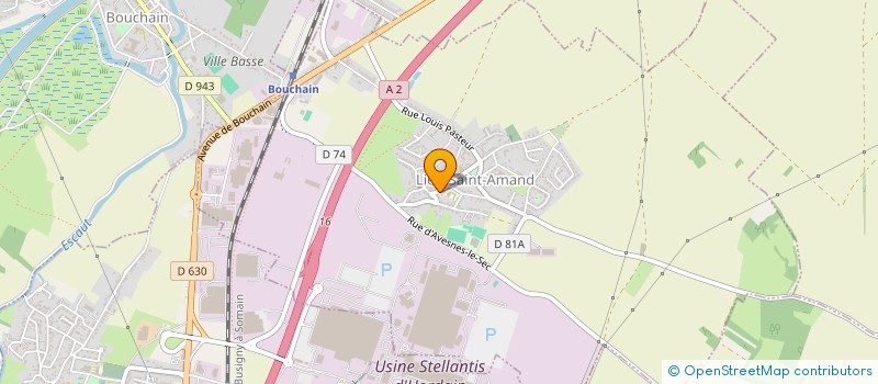 localisation de l'entreprise VOLLEY CLUB DE LIEU SAINT AMAND à BOUCHAIN