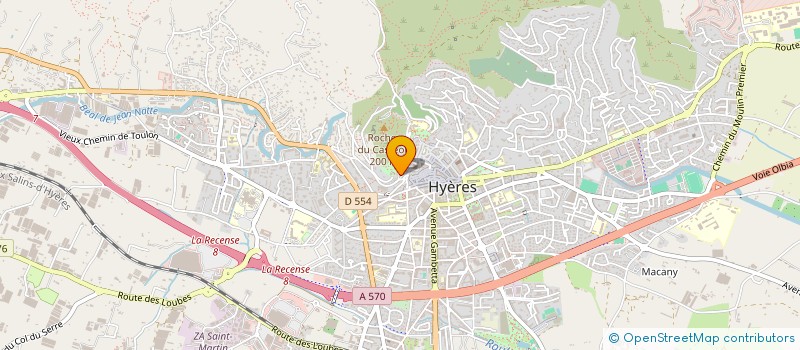 localisation de l'entreprise VOLLEY CLUB HYERES PIERREFEU LA LONDE à HYERES