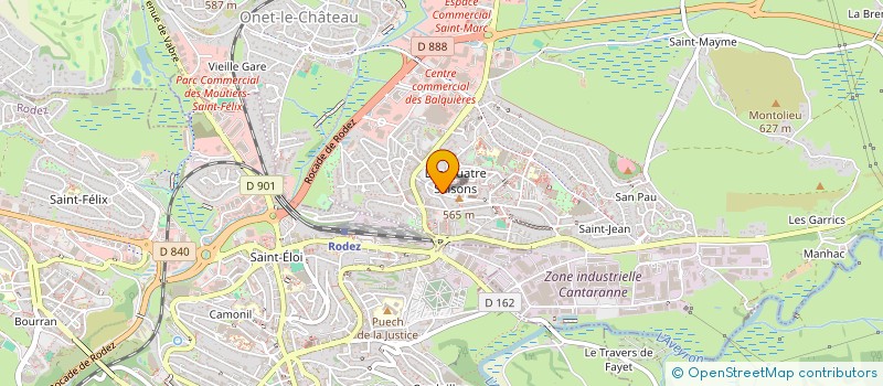 localisation de l'entreprise VOLLEY CLUB ONET  ONET-LE-CHATEAU