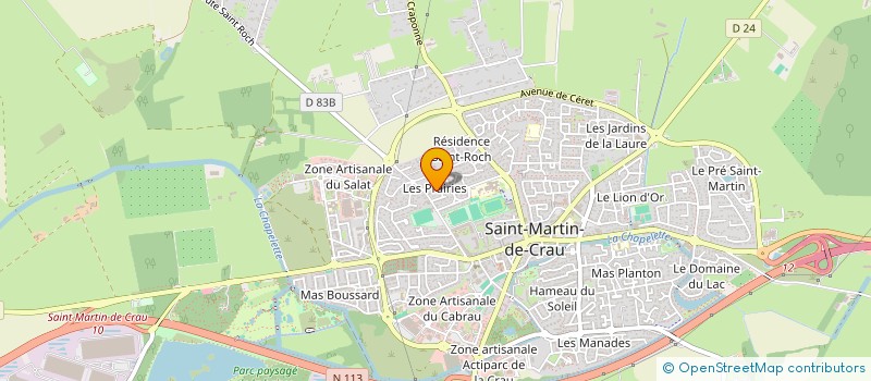 localisation de l'entreprise VOLLEY CLUB SAINT-MARTINOIS à SAINT MARTIN DE CRAU