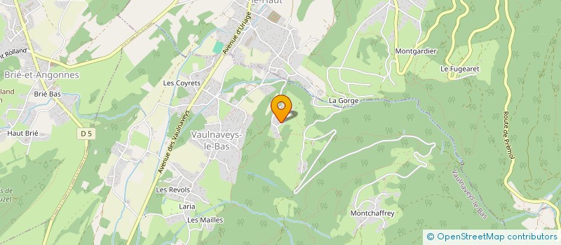 localisation de l'entreprise VOLLEY CLUB VIZILLOIS  VAULNAVEYS-LE-BAS