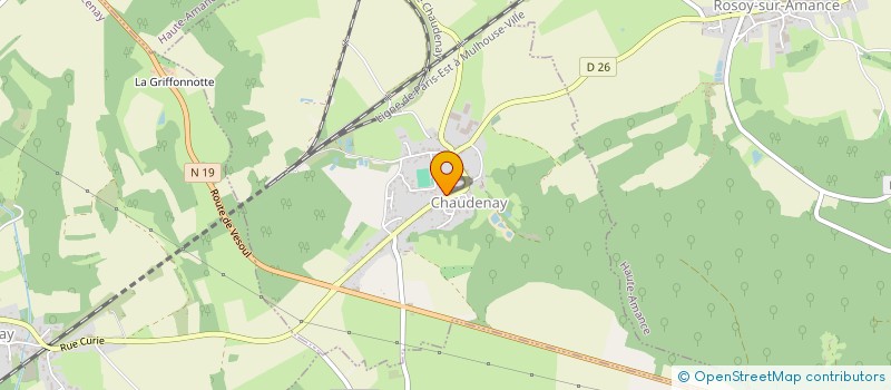 localisation de l'entreprise VOLLEY LANGROIS à CHAUDENAY