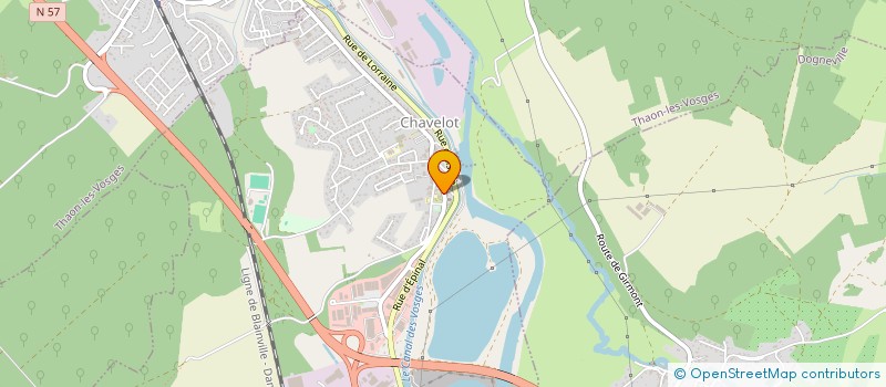 localisation de l'entreprise VOLLEY, LOISIRS, DETENTE CHAVELOT  CHAVELOT