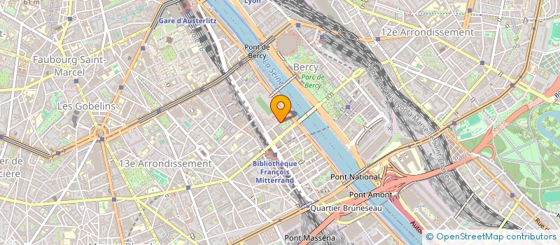 localisation de l'entreprise VOLLEY PARIS 13  PARIS