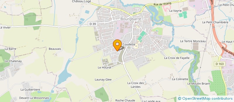 localisation de l'entreprise VOLLEY PRACTICE CAMP  BOURGBARRE