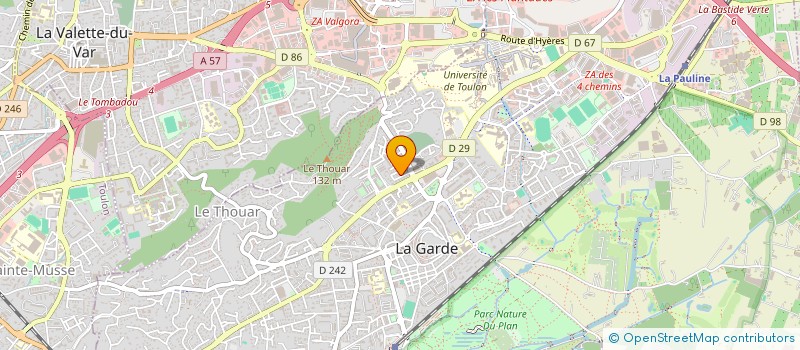 localisation de l'entreprise VOLLEY PRADETAN GARDEEN à LE PRADET