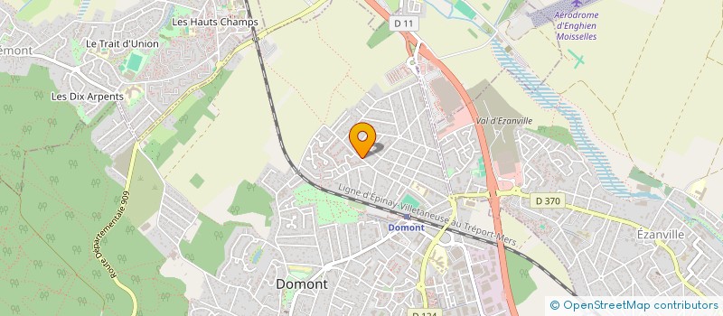 localisation de l'entreprise VOLLEY SPORT DOMONTOIS  DOMONT