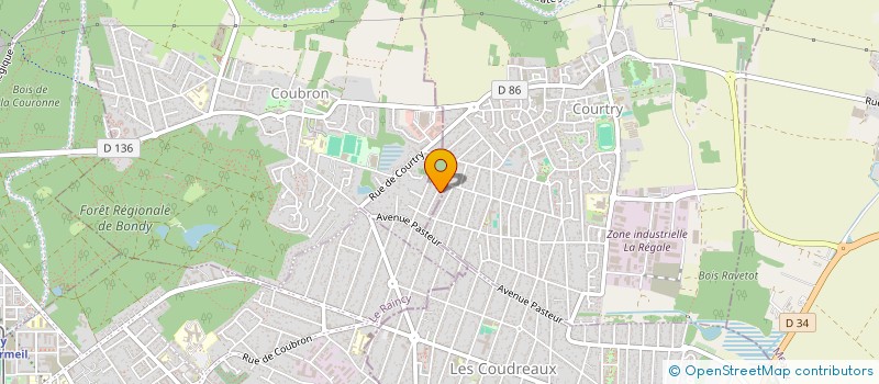 localisation de l'entreprise VOLLEY SPORTIF VAUJOURS COUBRON  COUBRON