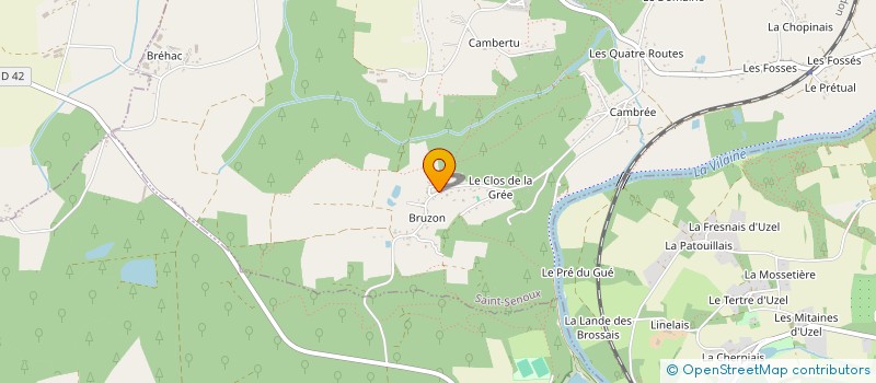 localisation de l'entreprise VOLLEYACTU  SAINT-SENOUX