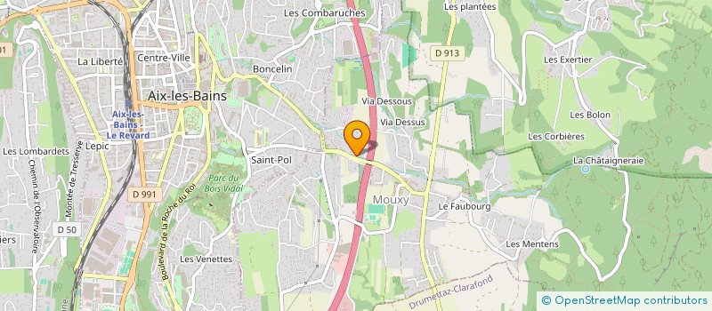 localisation de l'entreprise VOLLIET  MOUXY