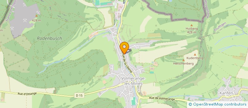 localisation de l'entreprise VOLMELUX  VOLMERANGE-LES-MINES