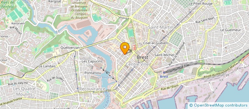 localisation de l'entreprise VOLNEY  BREST