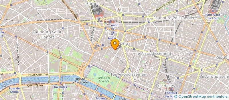 localisation de l'entreprise VOLNEY V à PARIS
