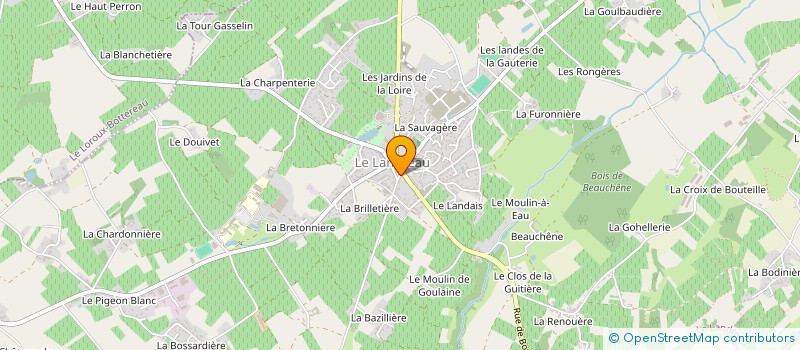 localisation de l'entreprise VOLNEY VIGNOBLE  LE LANDREAU