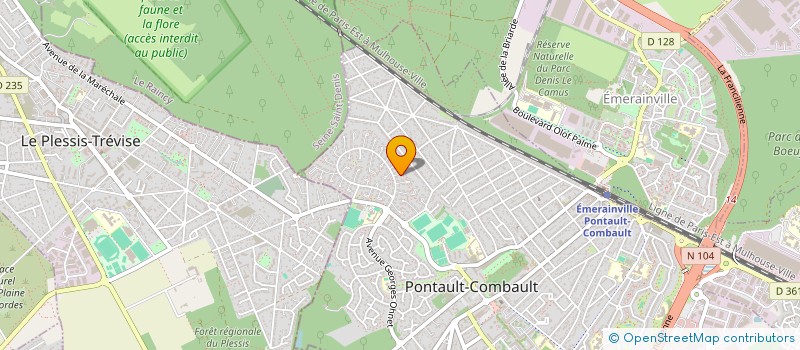 localisation de l'entreprise VOLNIN à PONTAULT-COMBAULT