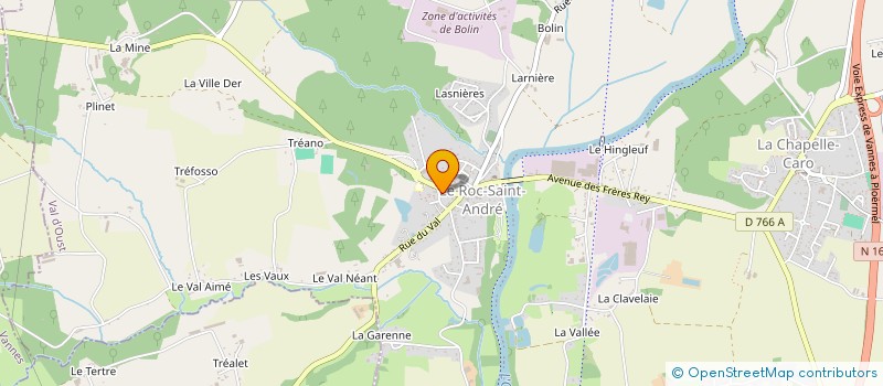 localisation de l'entreprise VOLNY  VAL D'OUST