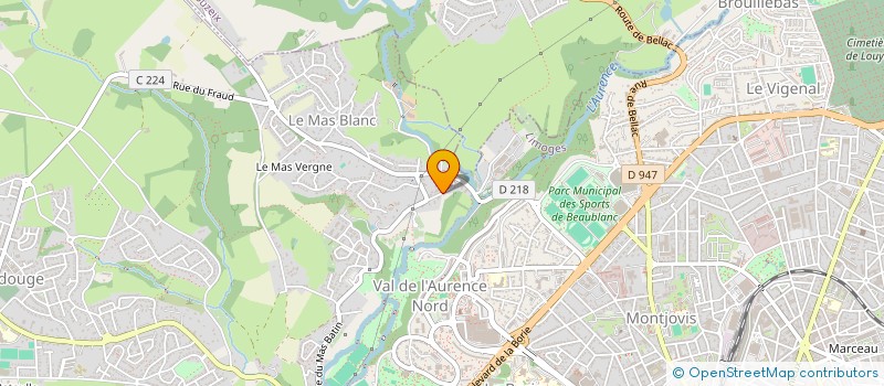 localisation de l'entreprise VOLOCATION à LIMOGES