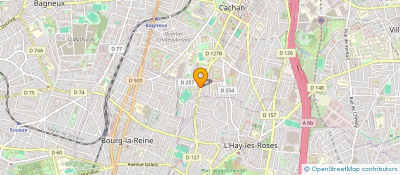 localisation de l'entreprise VOLOLINE à CACHAN