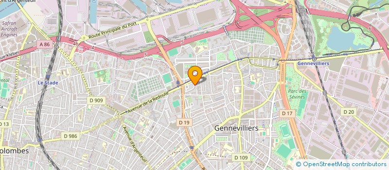 localisation de l'entreprise VOLON'TERRE à GENNEVILLIERS