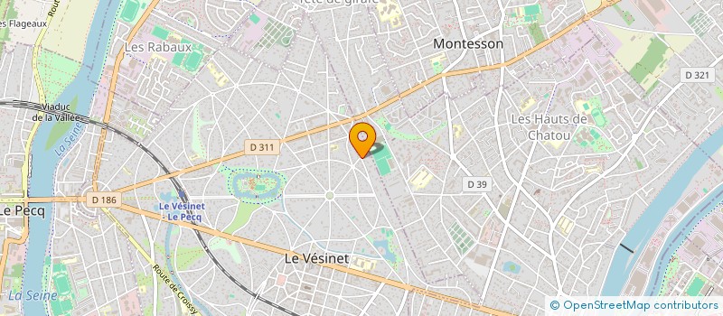 localisation de l'entreprise VOLONTAIRES TCHECOSLOVAQUES EN FRANCE  LE VESINET