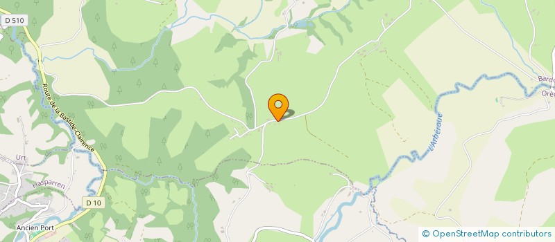 localisation de l'entreprise VOLONTARIAT HUMANITAIRE BENEVOLE  BARDOS