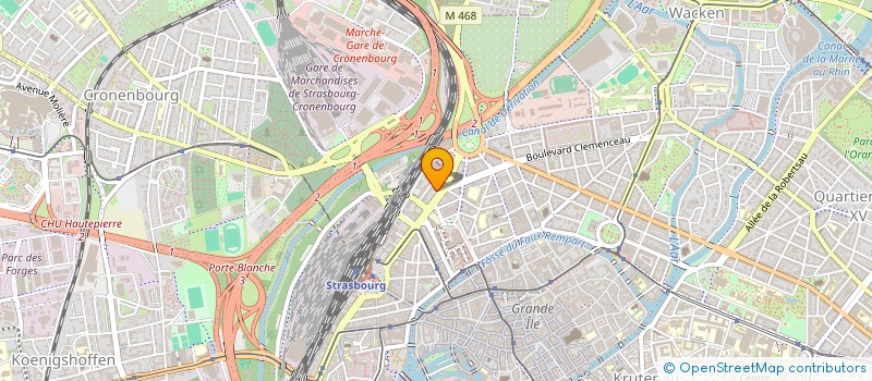 localisation de l'entreprise VOLONTARIAT INTERNATIONAL AU SERVICE DES AUTRES-ANNEE DIACONALE à STRASBOURG