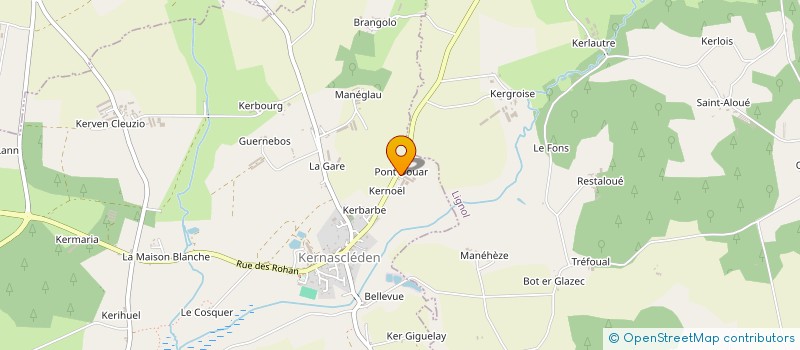 localisation de l'entreprise VOLOVENT à KERNASCLEDEN