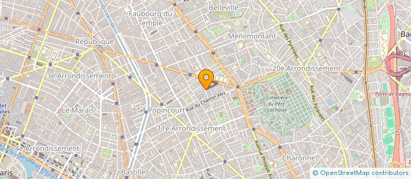 localisation de l'entreprise VOLPE  PARIS