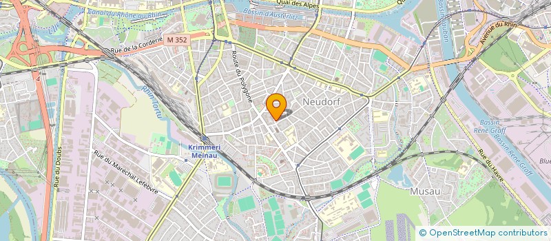 localisation de l'entreprise VOLPE à STRASBOURG
