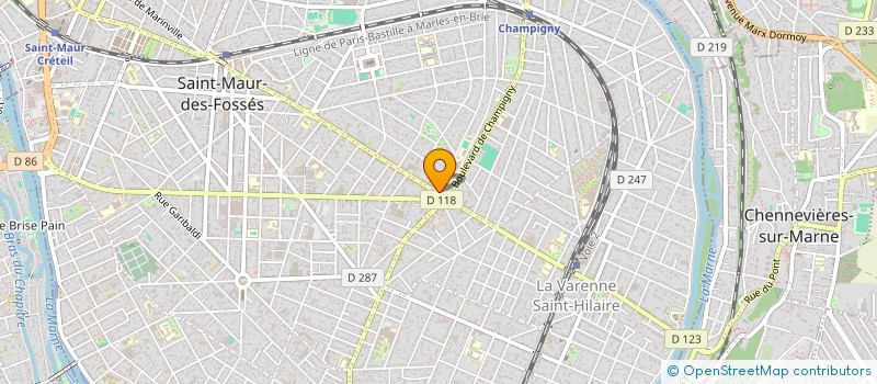 localisation de l'entreprise VOLPE BIANCU à SAINT-MAUR-DES-FOSSES