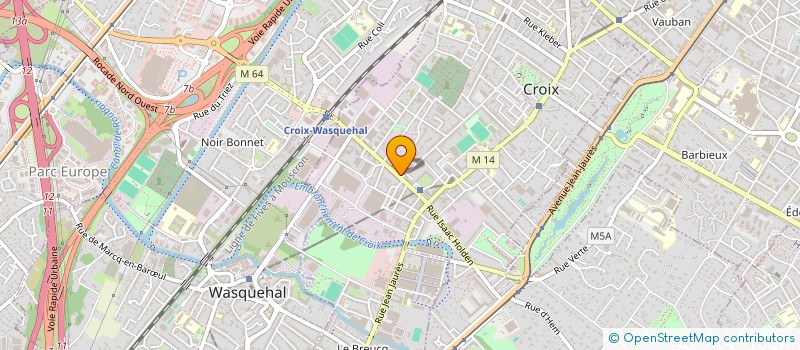 localisation de l'entreprise VOLPE COMPANY à CROIX