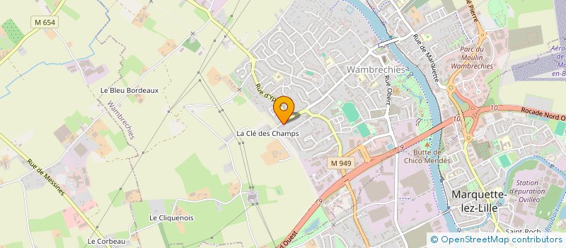 localisation de l'entreprise VOLPE PRESTA à WAMBRECHIES