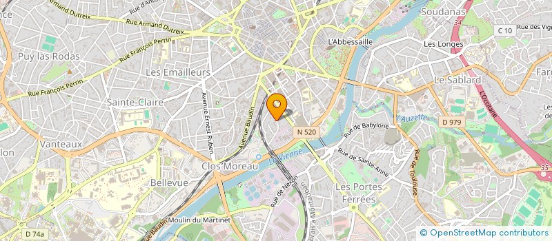 localisation de l'entreprise VOLPINVEST 2 à LIMOGES