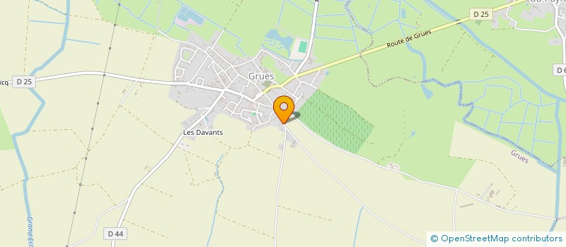 localisation de l'entreprise VOLT  GRUES