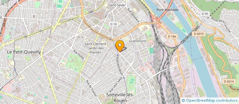 localisation de l'entreprise VOLT'AIR COIFFURE à SOTTEVILLE-LES-ROUEN