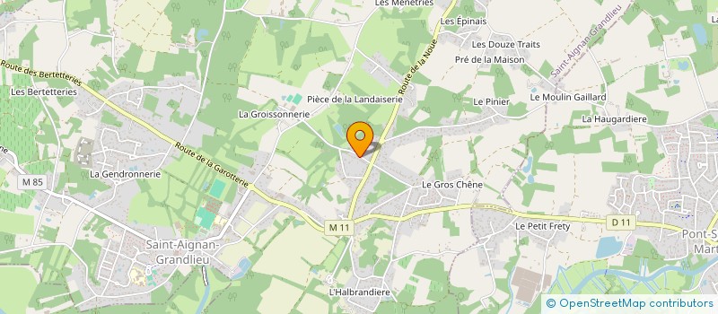 localisation de l'entreprise VOLT AIR ELECTRICITE à SAINT-AIGNAN-GRANDLIEU