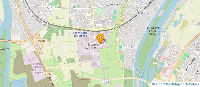 localisation de l'entreprise VOLT-BARS à CHANTELOUP-LES-VIGNES