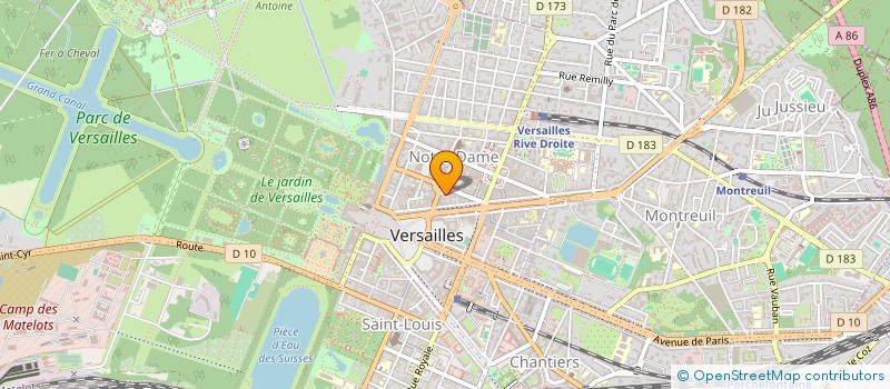 localisation de l'entreprise VOLT CONSULTING à VERSAILLES