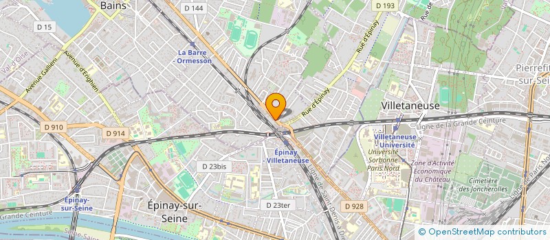 localisation de l'entreprise VOLT-ELEC  DEUIL LA BARRE
