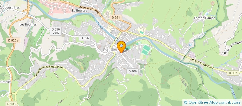 localisation de l'entreprise VOLT ETUDES à ESPALION