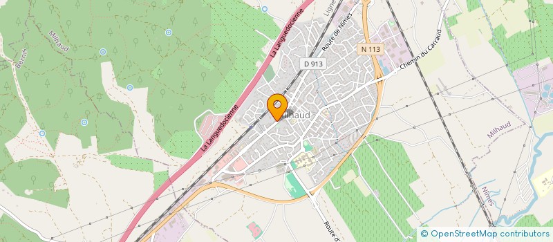 localisation de l'entreprise VOLT'OBIN  MILHAUD