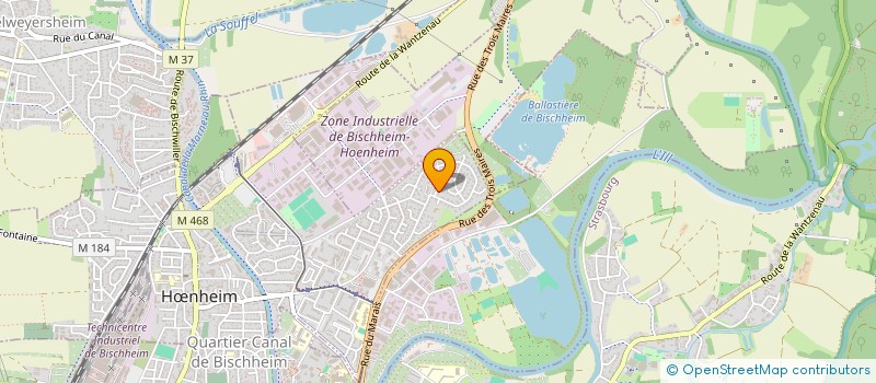 localisation de l'entreprise VOLT'R  HNHEIM