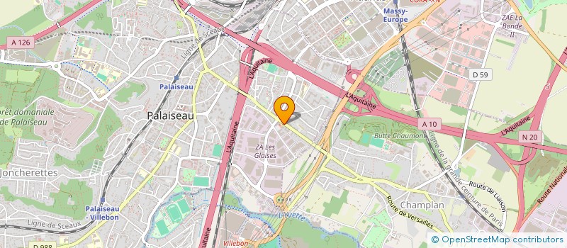localisation de l'entreprise VOLT TECH INNOV à PALAISEAU